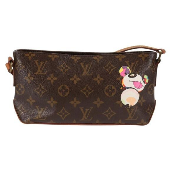 Louis Vuitton Trotteur Brown Canvas Shoulder Bag (Pre-Owned) - Picture 1 of 16